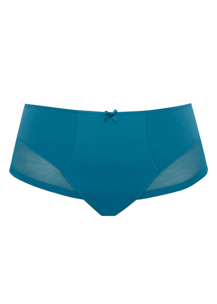 Packshot Bliss Mid-Rise Broekje Teal voorzijde