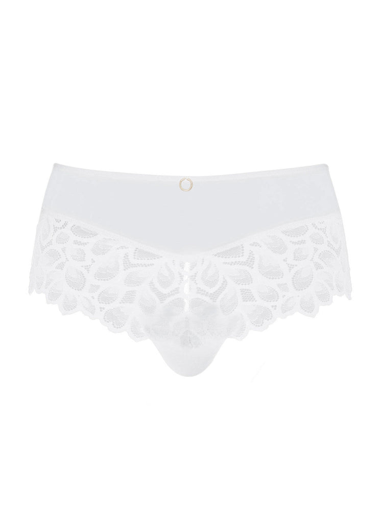 Model in Allure High Waisted Broekje Ivoor packshot