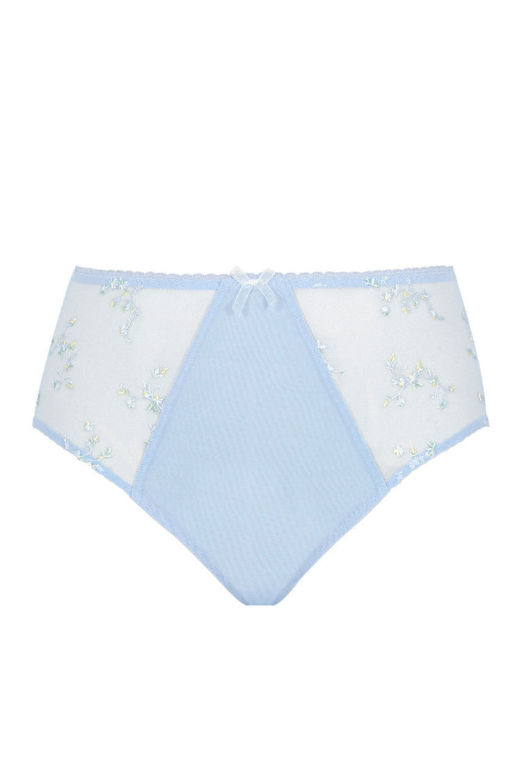 Model in Meadow High Waist Broekje Dusky Blue packshot