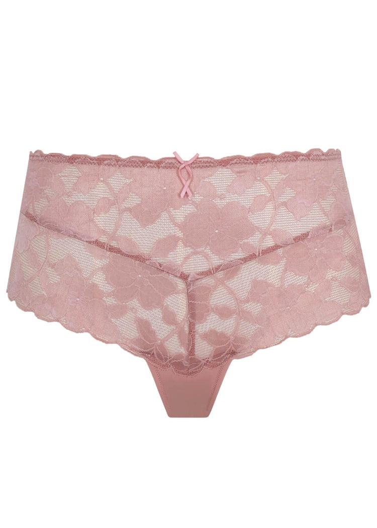 Model in Amour High Waist Broekje Rose Pink packshot