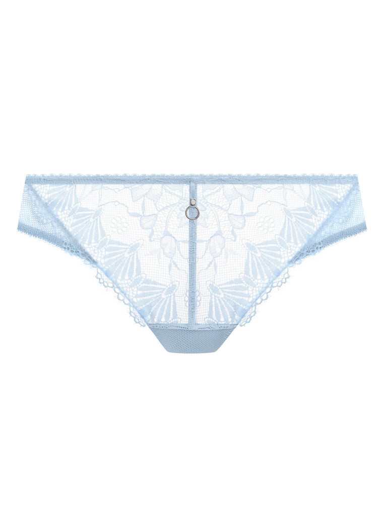 Model in Fascinate String Powder Blue packshot