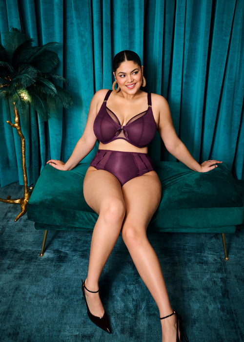 Kintai Plunge BH Blackberry - SuperBra