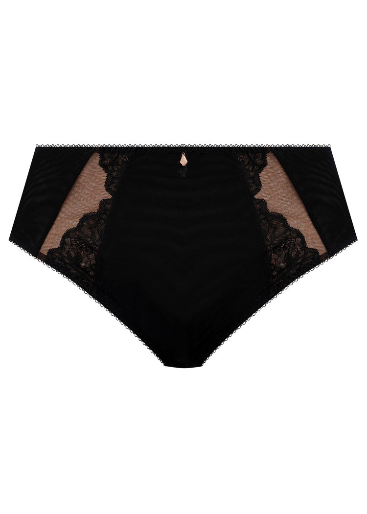 Model in Cate Allure High Waist Broekje Zwart packshot