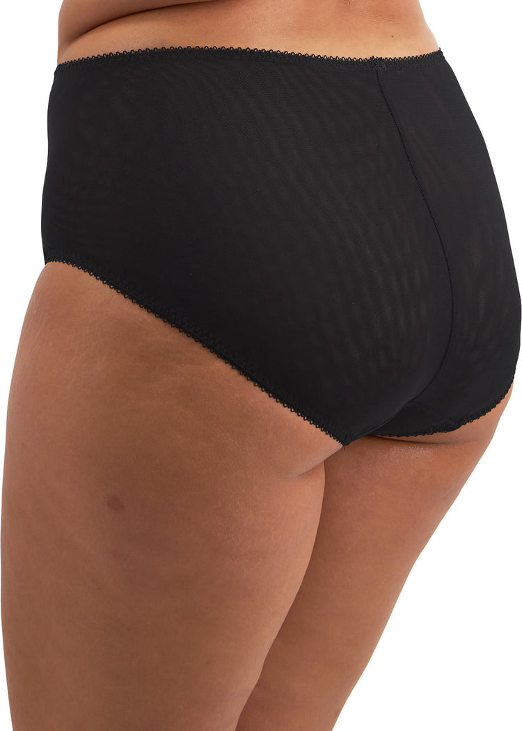 Model in Cate Allure High Waist Broekje Zwart achterzijde