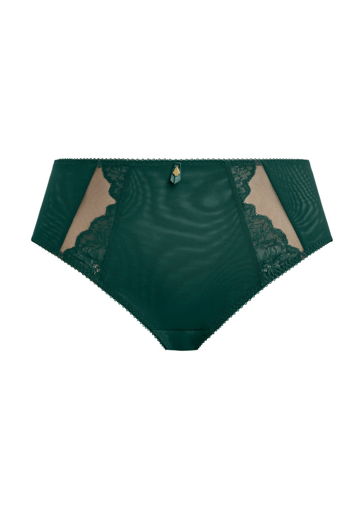 Model in Cate Allure High Waist Broekje Deep Emerald packshot