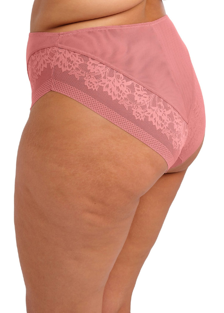 Nerina High Leg Broekje Dusty Rose achterzijde