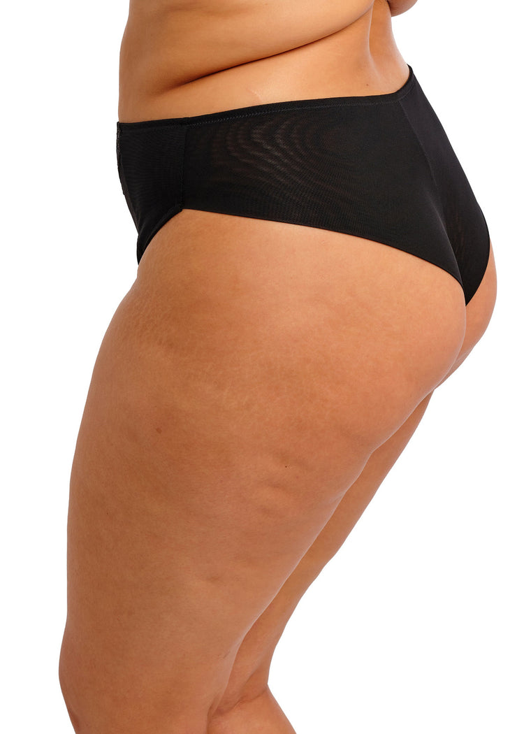 Model in Reja Brazilian Broekje Zwart achterzijde