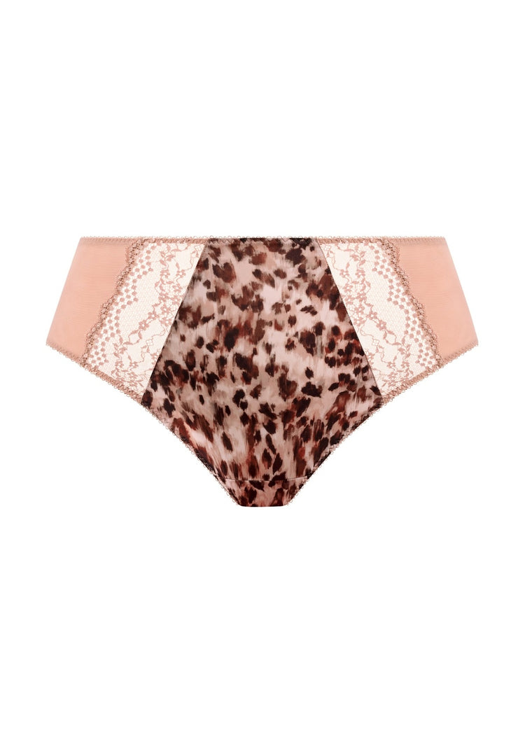 Model in Lucie High Leg Broekje Wild Cat packshot