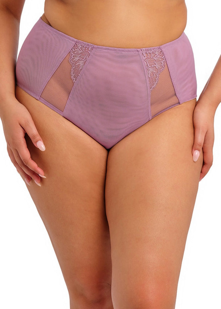 Model in Brianna High Waist Broekje Heather voorzijde