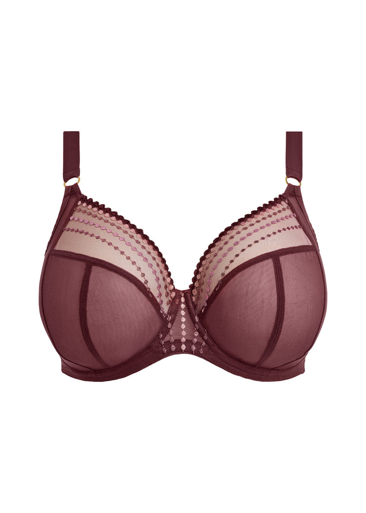Model in Matilda Full Cup Plunge BH Sugarplum packshot