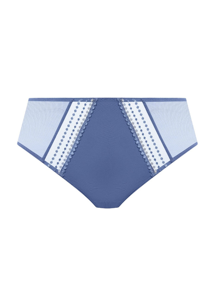 Model in Matilda High Waist Broekje Lunar Blue packshot