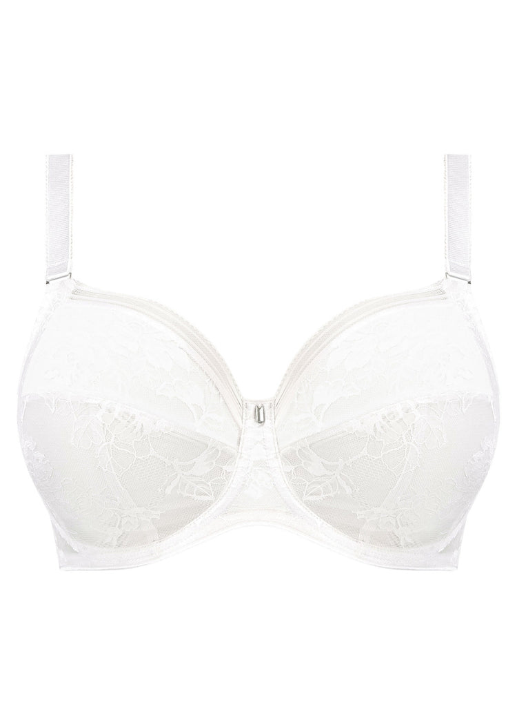 Model in Fusion Lace Full Cup Side Support BH Wit packshot