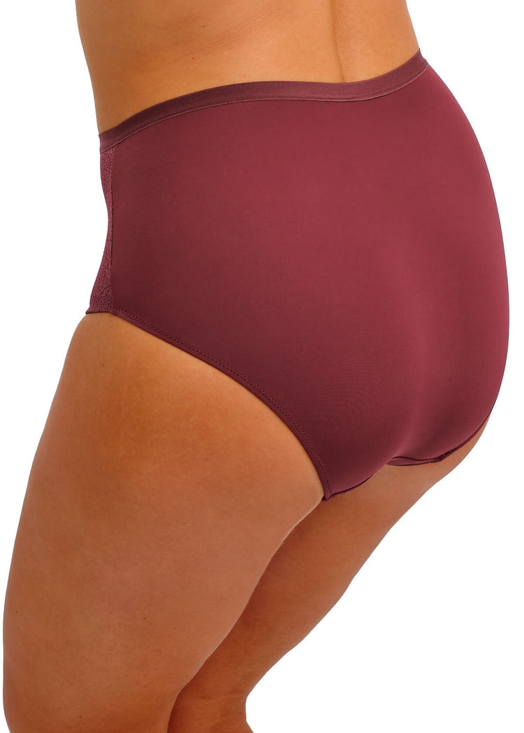 Model in Demure Broekje Fig achterzijde