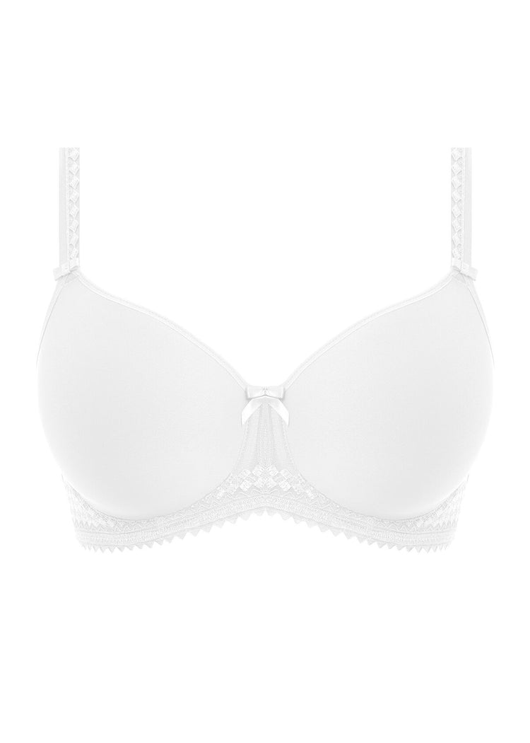 Model in Rebecca Voorgevormde Spacer BH Wit packshot