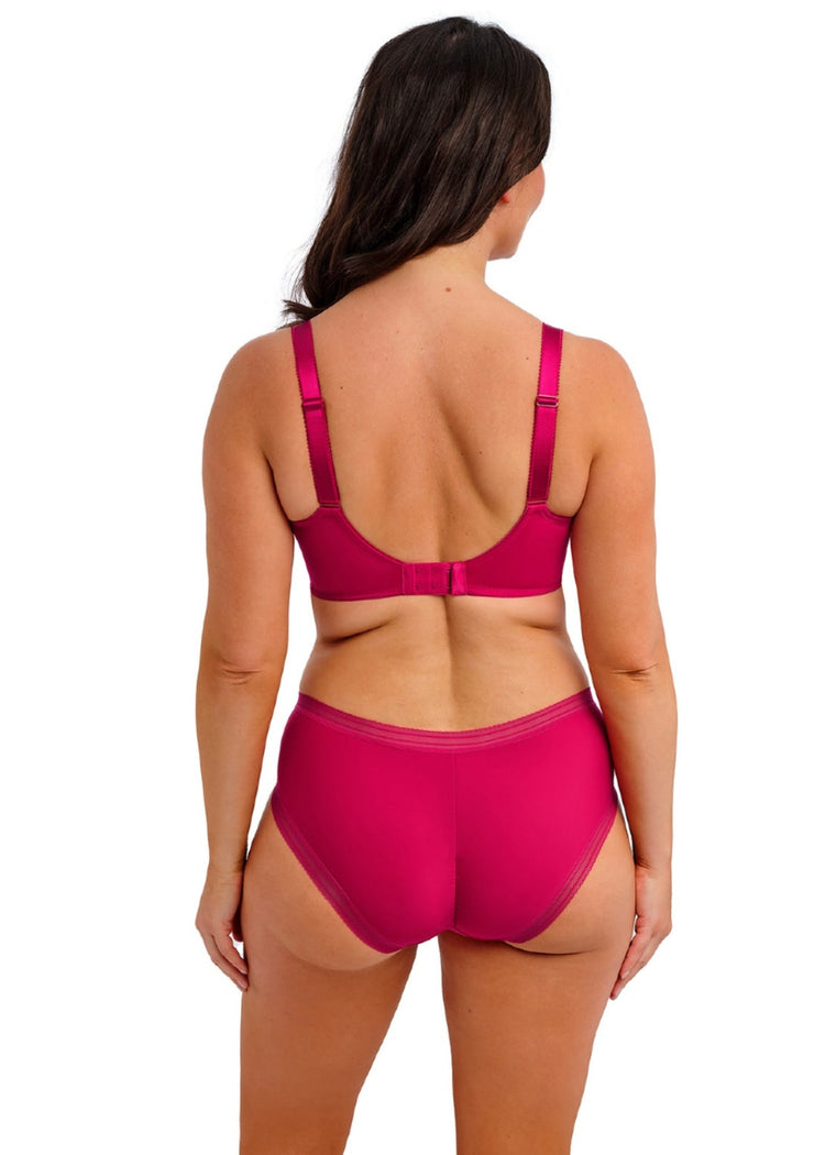 Model in Fusion Full Cup Side Support BH Framboise achterzijde