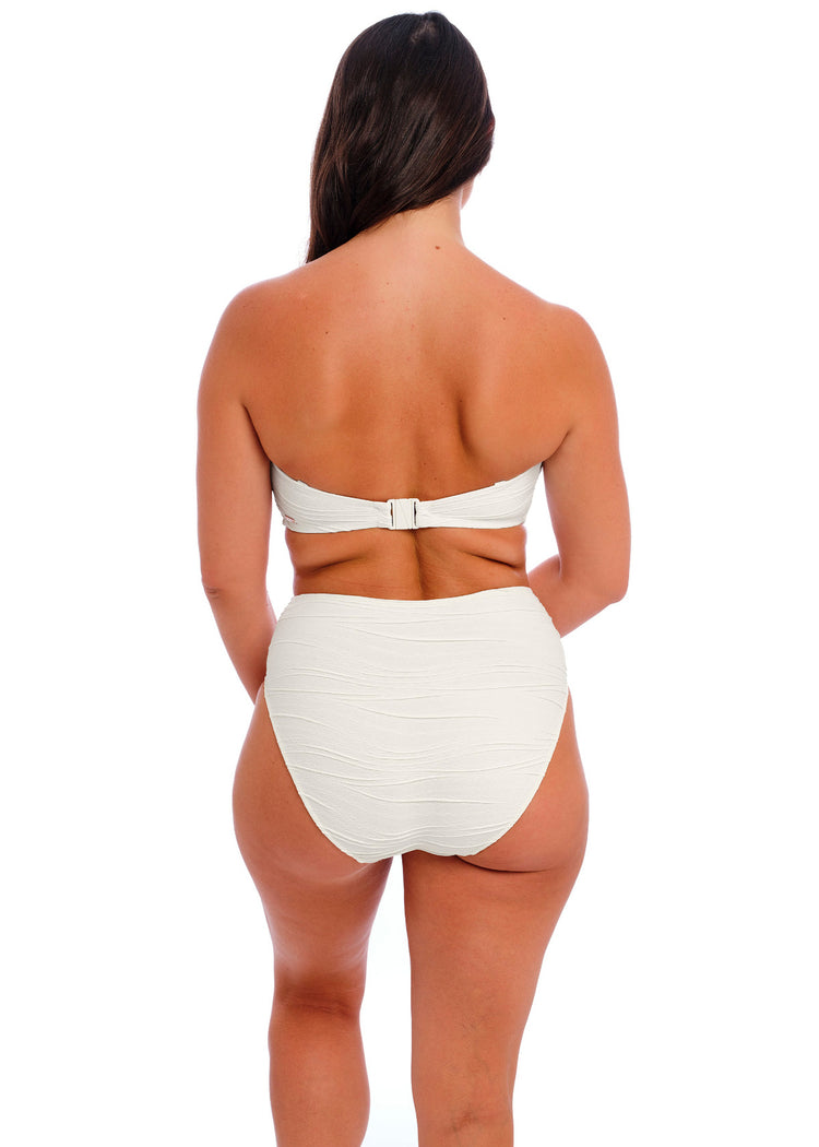 Beach Waves High Waist Bikini Broekje Linnen