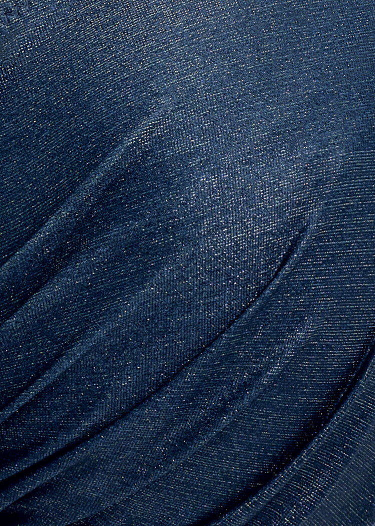 Paros Coast Bikini Top Midnight Sparkle close-up