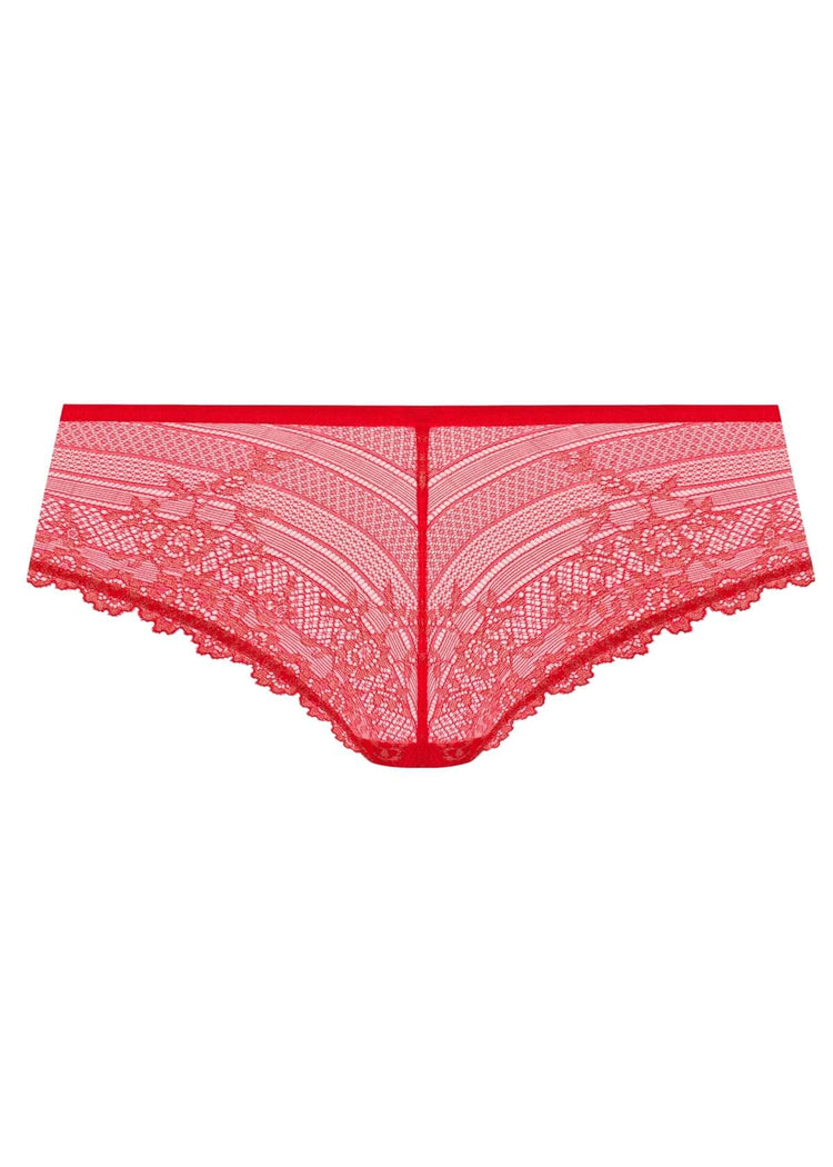 Packshot Embrace Lace Tanga Broekje Grandalia Red/Rose Gold voorzijde