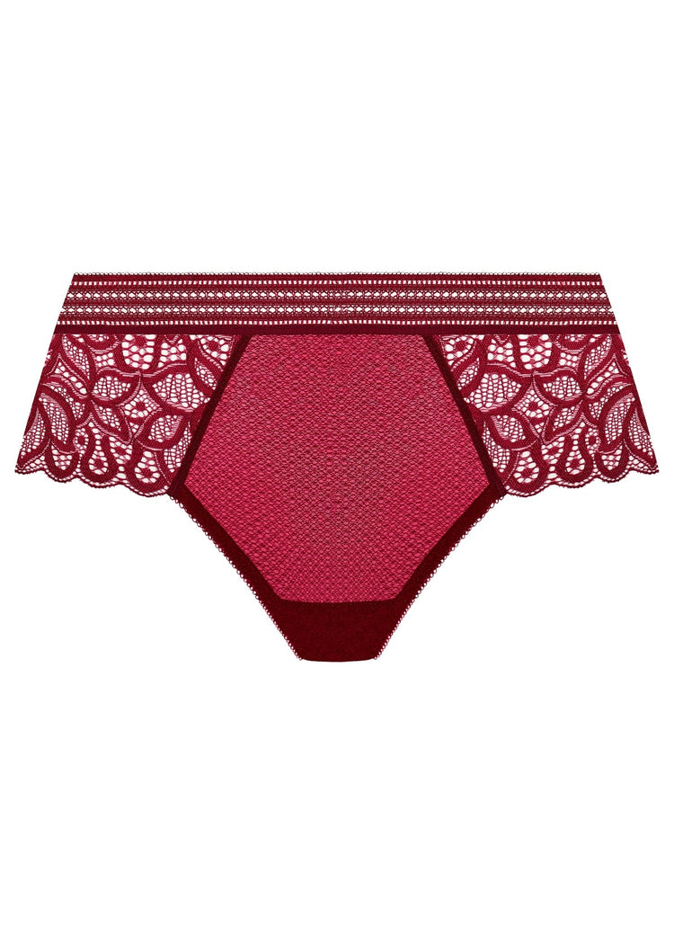 Packshot Raffine Tanga Broekje Carmine voorzijde
