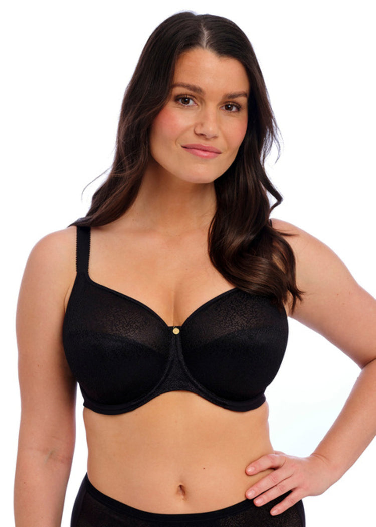 Model in Demure Side Support BH Zwart Voorzijde