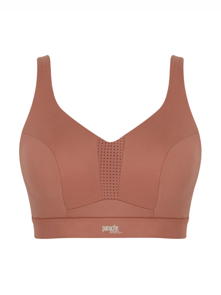 Model in Ultra Perform Non Padded Sport BH Sienna Rose packshot