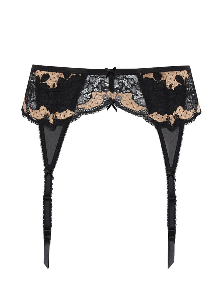 Clara Jarretelgordel Black/Vintage Gold