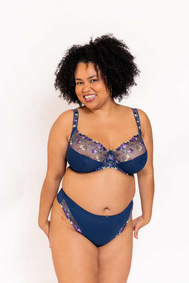 SuperBramodel in Marie Side Support BH Sapphire voorzijde
