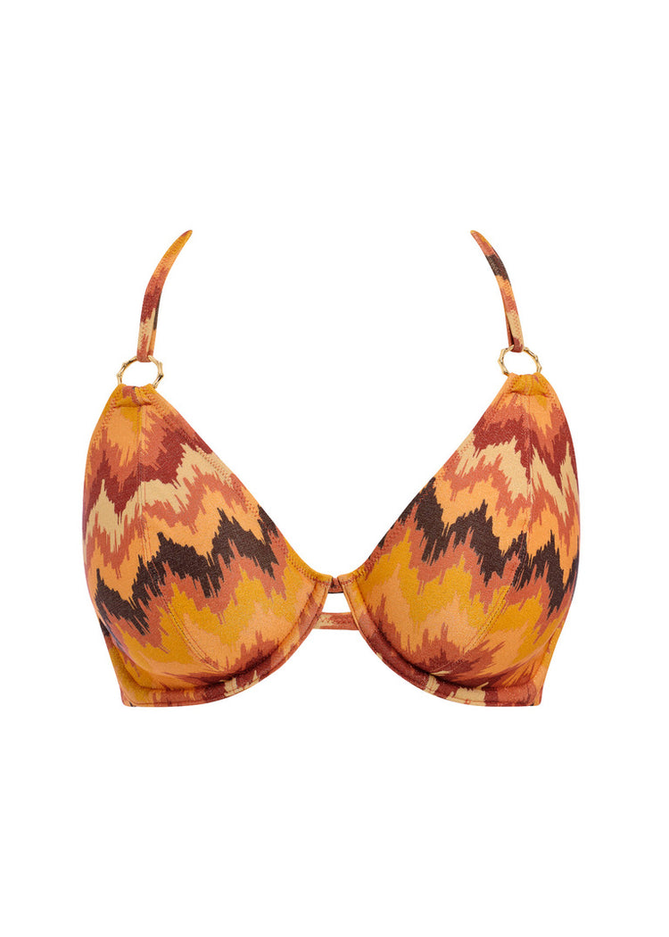 Packshot Arizona Wave Halter Bikini Top Horizon Voorzijde