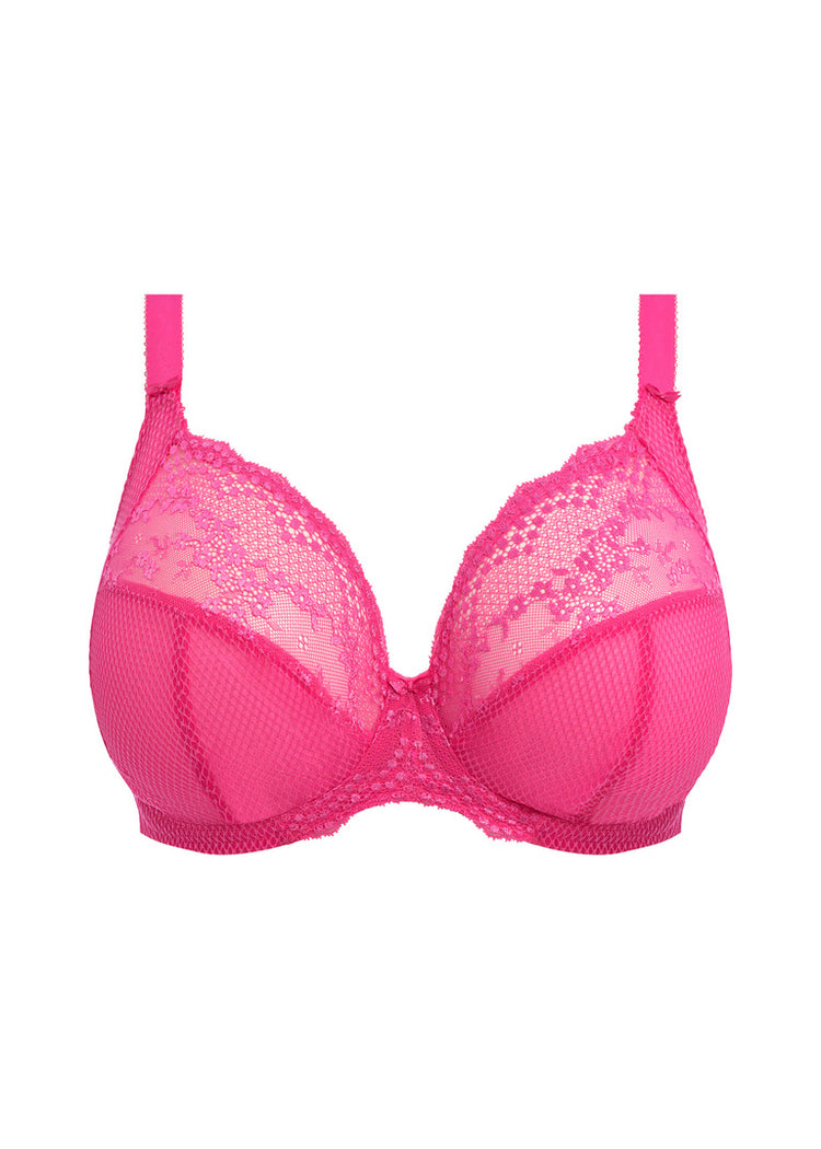 Packshot Charley Plunge BH Stretch Pink Voorzijde