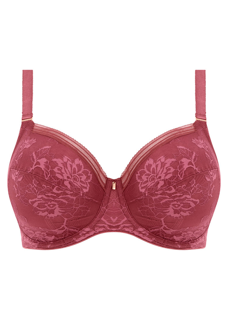 Packshot Fusion Lace Full Cup Side Support BH Rosewood Voorzijde