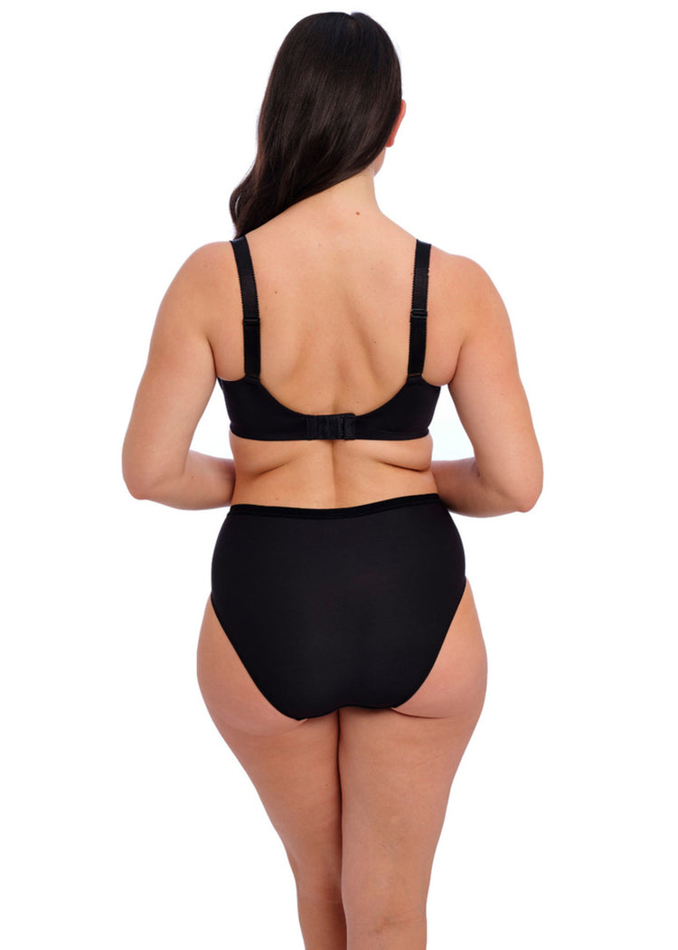 Model in Demure Side Support BH Zwart Achterzijde
