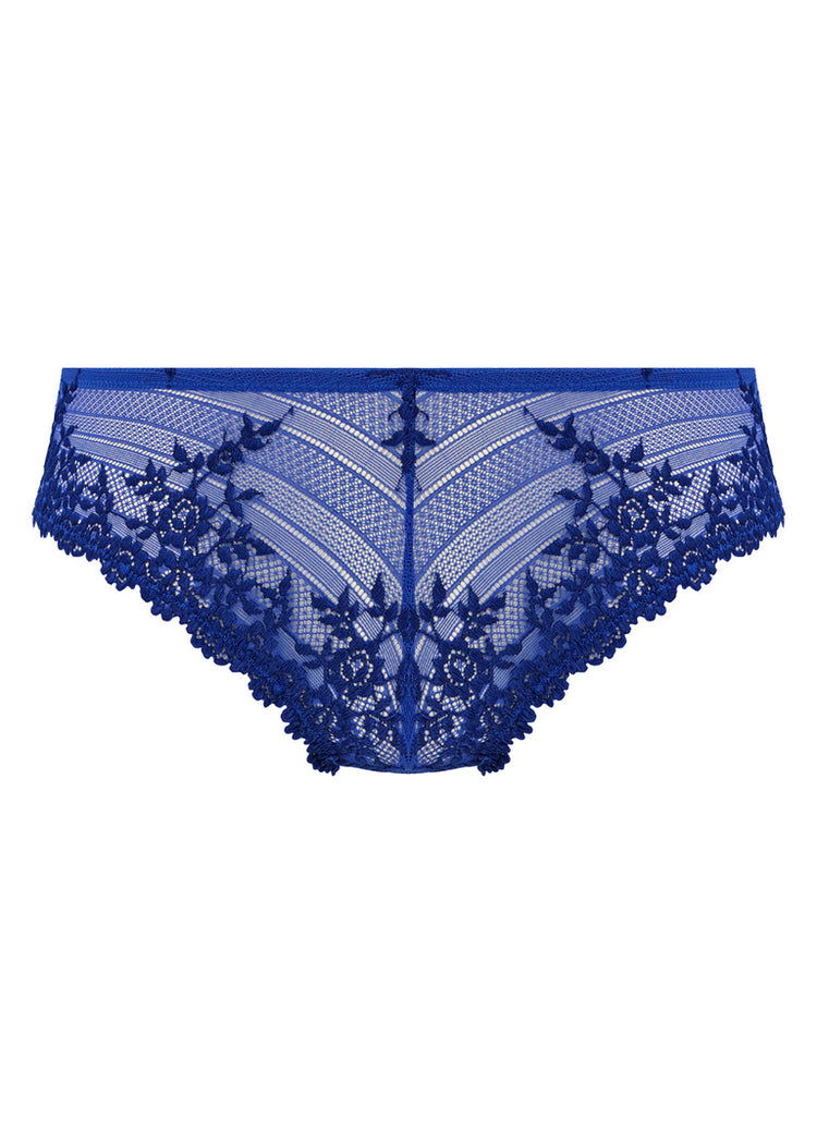 Packshot Embrace Lace Tanga Beaucoup Blue Voorzijde