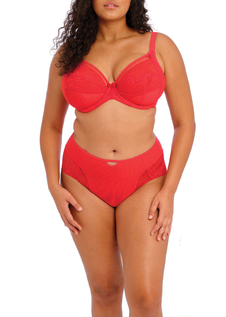 Model in Kendra Plunge BH Cherry set