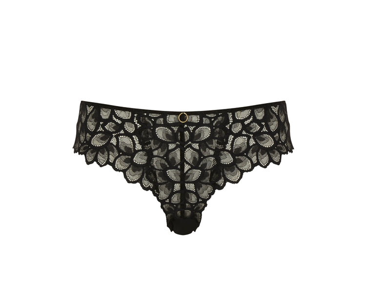 Packshot Allure Broekje Black/Latte Voorzijde