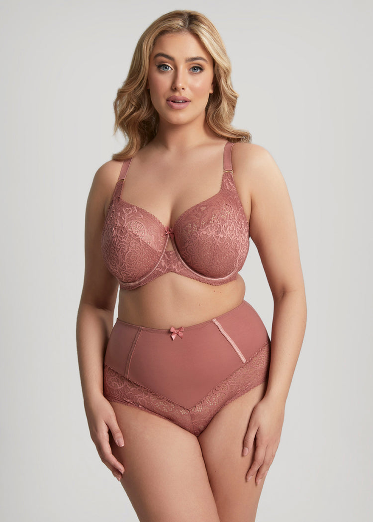 Estel Rosegold High Waist Broekje