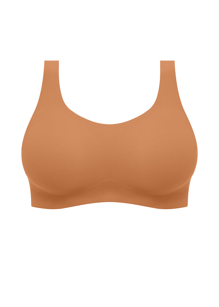 Packshot Smoothease Bralette Cinnamon Voorzijde