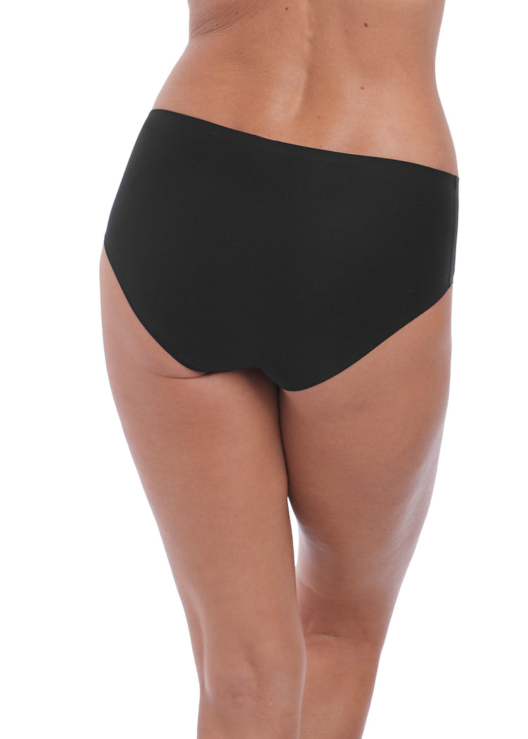 Model in Smoothease Invisible Stretch Broekje Zwart achterzijde
