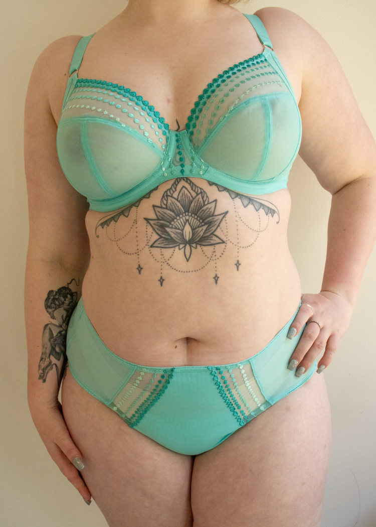 Matilda High Waisted Broekje Jade