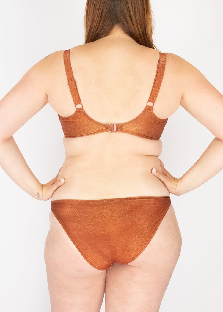 Arizona Wave Plunge Bikini Top Golden Hour - SuperBra