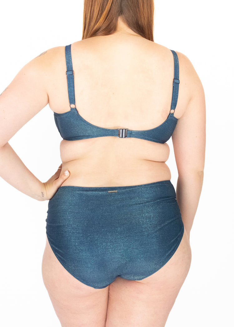 Paros Coast Bikini Top Midnight Sparkle - SuperBra