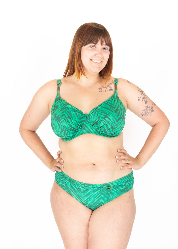 Punta Mita Full Cup Bikini Top Emerald - SuperBra