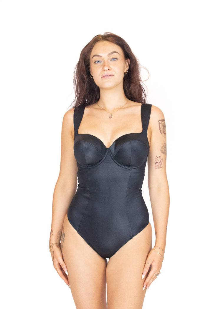 Monica Balconette Badpak Obsidian - SuperBra