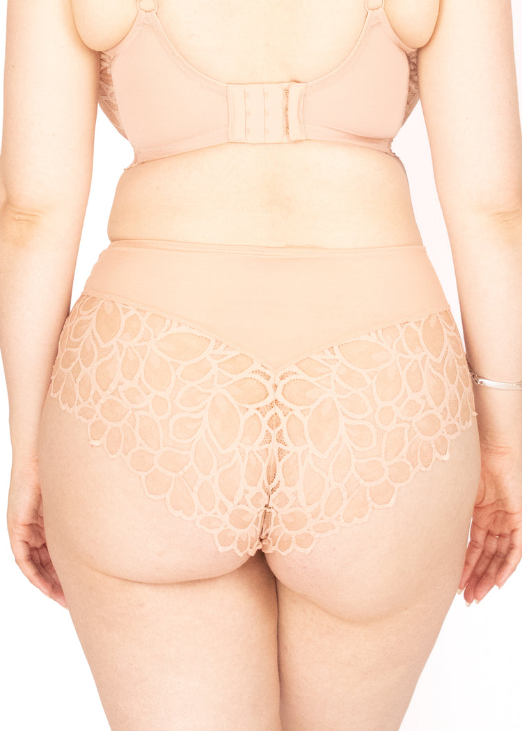 Allure High Waisted Broekje Honey