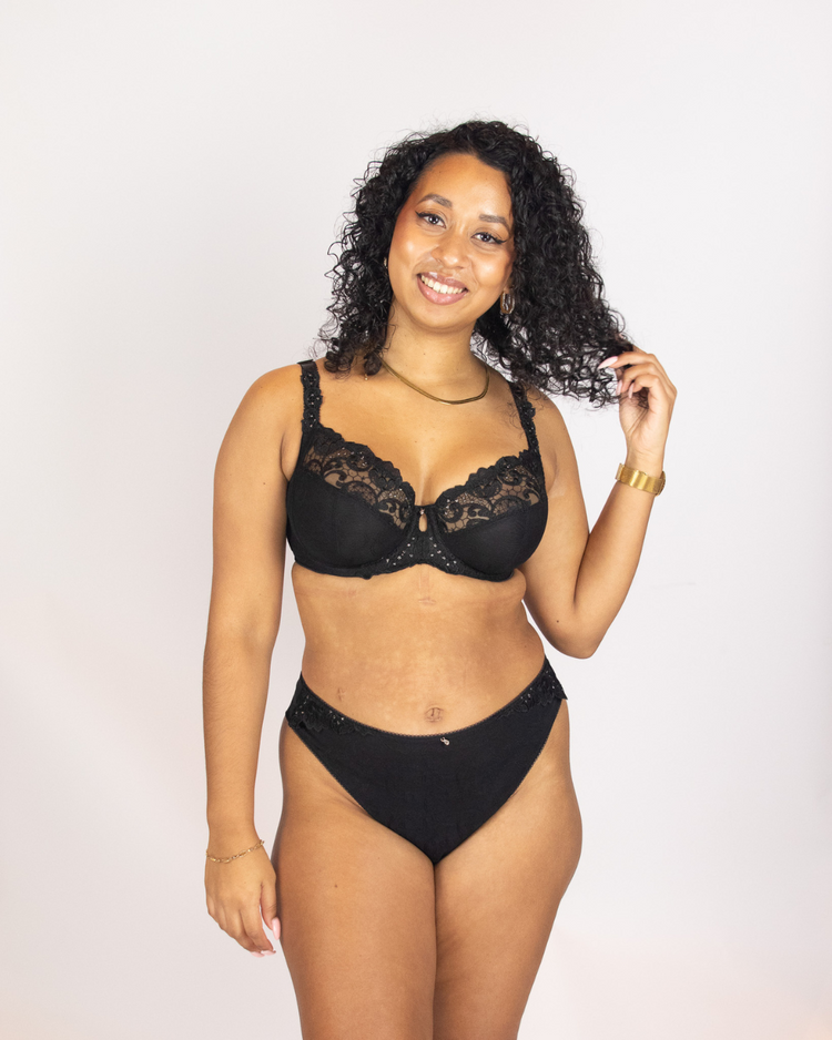 Portia Side Support BH Zwart - SuperBra