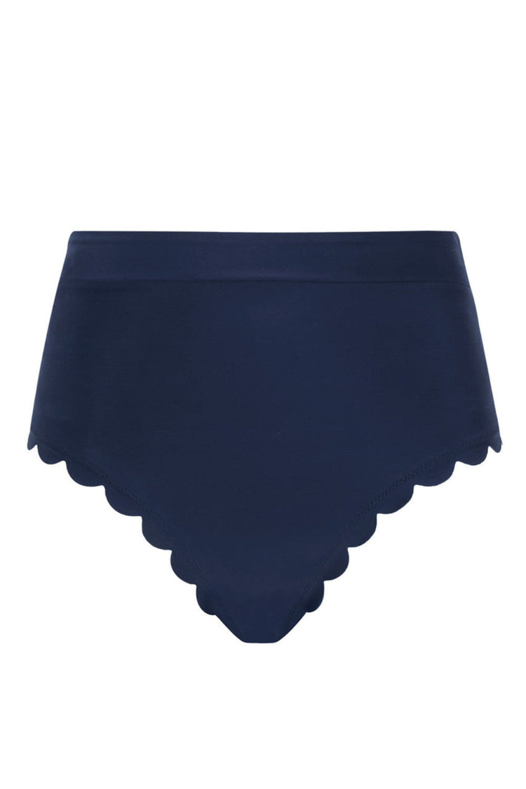 Model in Signature Scallop High Waist Bikini Broekje packshot