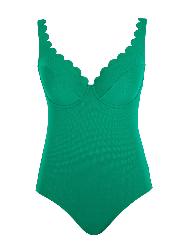 Spirit Plunge Badpak Verde Voorzijde