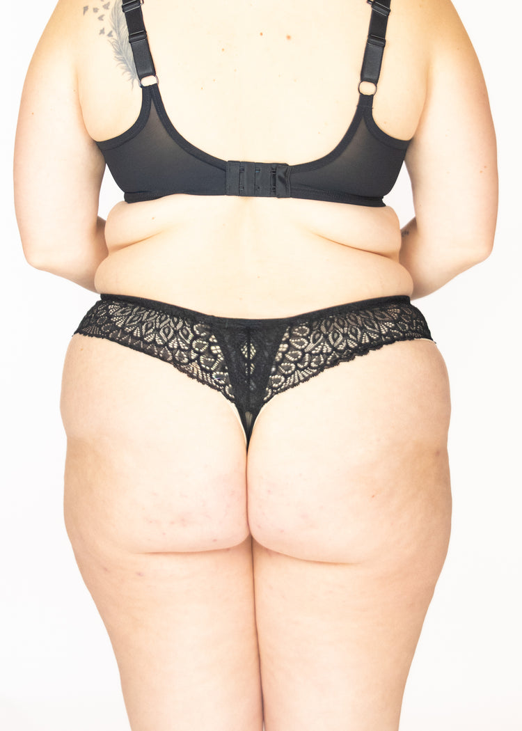 Tiernie String Zwart - SuperBra
