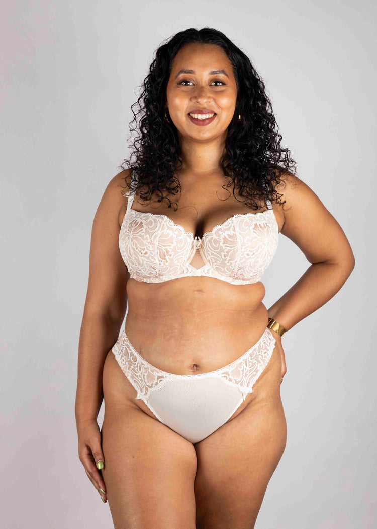 SuperBraModel in Antonina Voorgevormde BH Wit Voorzijde