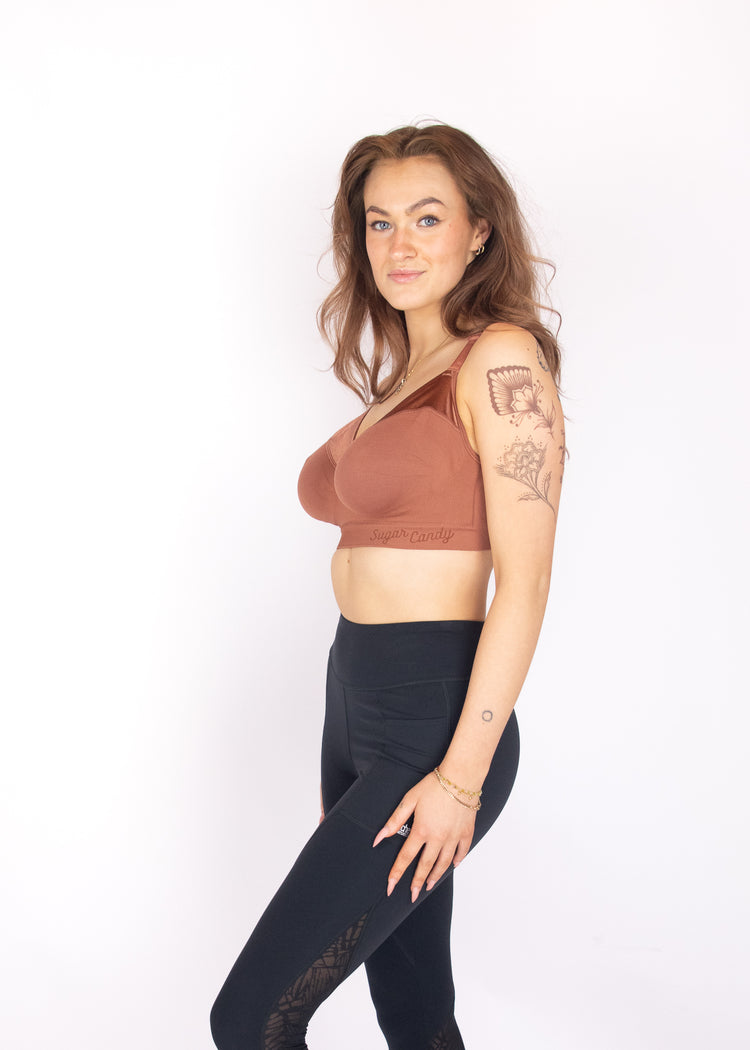 Sugarcandy Beugelloze BH Chestnut Posh - SuperBra
