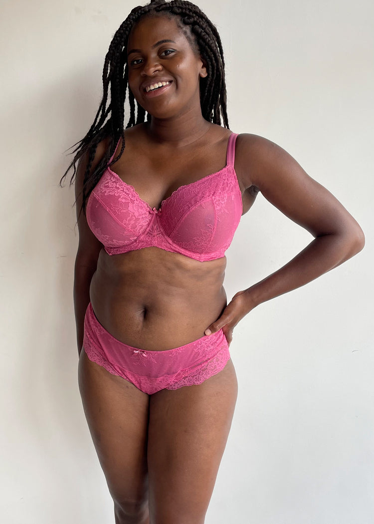 Ana Plunge BH Berry Pink